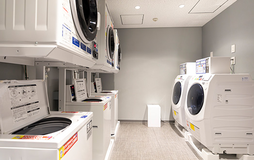 写真：コインランドリー