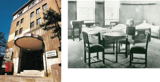 写真:正面玄関/客室