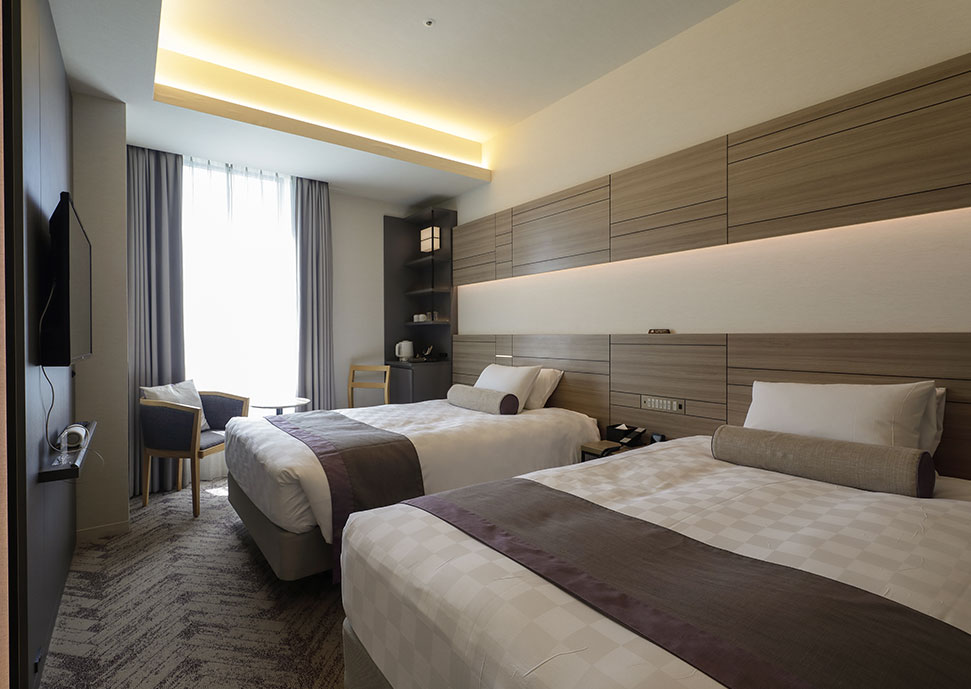 写真：デラックスラージベッドツイン